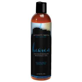 Intimate Earth Heaven Hazelnut Biscotti Massage Oil 8oz